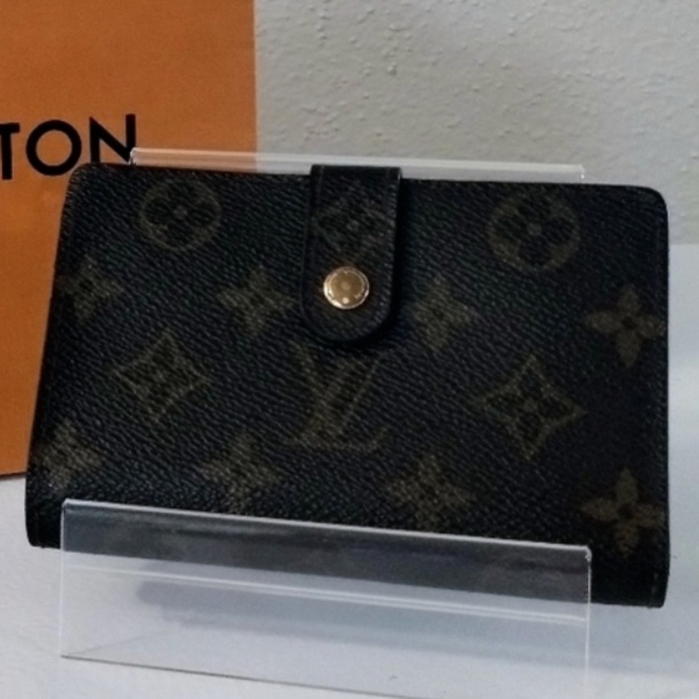 Louis Vuitton Monogram Portefeuille Viennois **Vintage** 2001 EUC w/ COAl